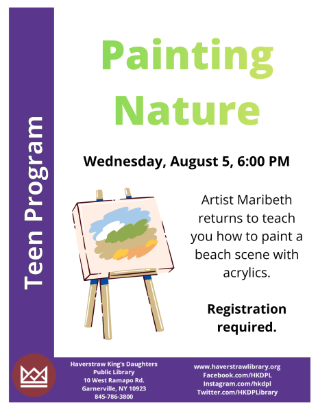 painting nature teen program