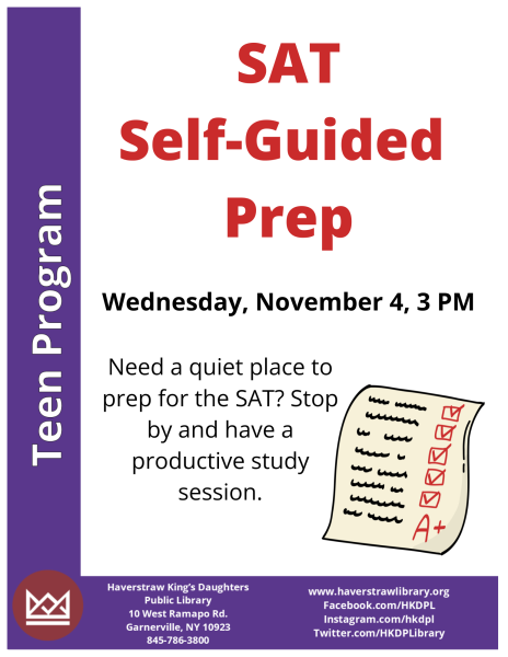 sat self guided prep teen program