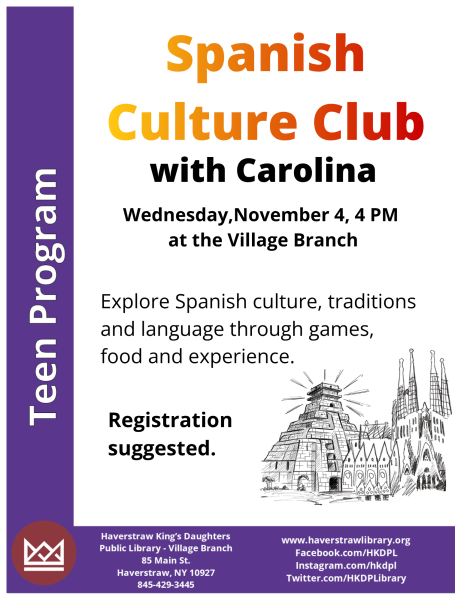spanish culture club teen program
